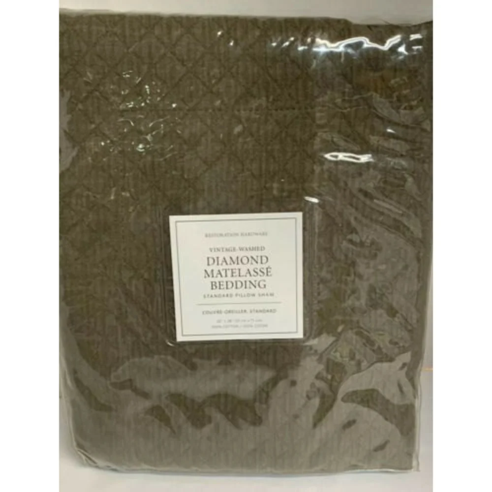 Restoration Hardware Vintage Washed Diamond Matelasse 20